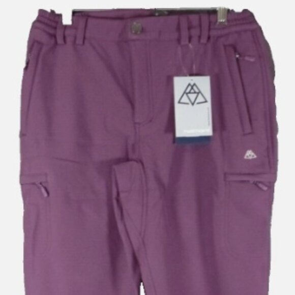 Haimont Fleece Lined Softshell Hiking Pants Women's Medium Purple New with Tag - Picture 1 of 5